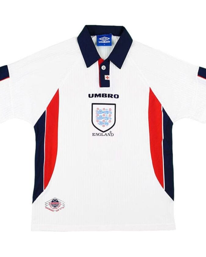 Retro England Home Jersey World Cup 1998