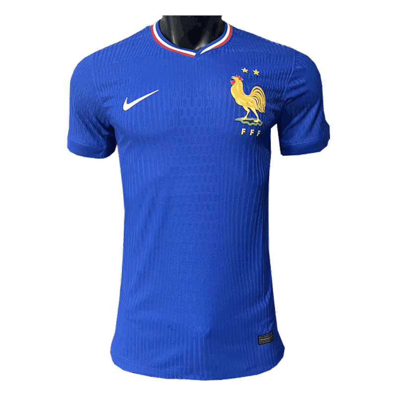 France Home Match Jersey Player Version EURO 2024